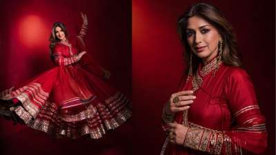 बॉलीवुड एक्ट्रेस सोनाली बेंद्रे ने अपना करवा चौथ लुक फैंस के साथ शेयर किया है। एक्ट्रेस के फेस्टिव लुक को खूब पसंद किया जा रहा है।
बॉलीवुड एक्ट्रेस सोनाली बेंद्रे ने अपना करवा चौथ लुक फैंस के साथ शेयर किया है। एक्ट्रेस के फेस्टिव लुक को खूब पसंद किया जा रहा है।