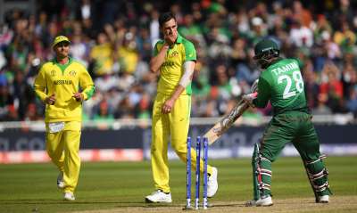 ऑस्ट्रेलिया ने आईसीसी विश्व कप-2019 में गुरुवार को ट्रेंट ब्रिज मैदान पर खेले गए मैच में जुझारू बांग्लादेश को 48 रनों से हरा दिया।&amp;nbsp; &amp;nbsp;