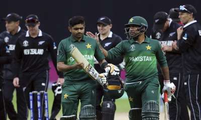 पाकिस्तान ने बुधवार को आईसीसी विश्व कप-2019 में एजबेस्टन मैदान पर खेले गए मैच में न्यूजीलैंड को छह विकेट से हरा दिया। इस वर्ल्ड कप में पाकिस्तान की ये तीसरी जीत जबकि न्यूजीलैंड की पहली हार है।