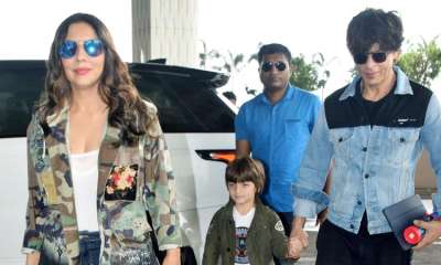 शाहरुख खान पत्नी गौरी खान और बेटे अबराम के साथ हॉलिडे के लिए लंदन रवाना हो गए हैं। तीनों को मुंबई एयरपोर्ट पर देखा गया।