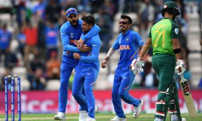 आईसीसी विश्व कप-2019 के अपने पहले मैच में भारत ने दक्षिण अफ्रीका को छह विकेटों से हरा टूर्नामेंट में विजयी आगाज किया।