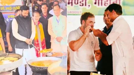 जिसकी जलेबी के दीवाने हुए थे राहुल, वहां पहुंच गए CM नायब सैनी; अपने हाथों से बनाई भी