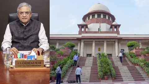CEC ज्ञानेश कुमार पर ‘एकतरफा फैसलों’ के आरोप, सुप्रीम कोर्ट में आज होगी बड़ी सुनवाई