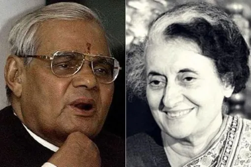 Atal Bihari Vajpayee and Indira Gandhi | PTI- India TV Hindi