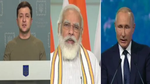 Volodymyr zelensk, Narendra Modi and Vladimir Putin- India TV Hindi