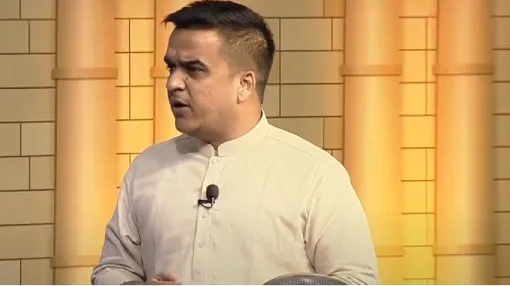 इंडिया टीवी चुनाव मंच पर गुजरात के गृह मंत्री हर्ष सांघवी- India TV Hindi
