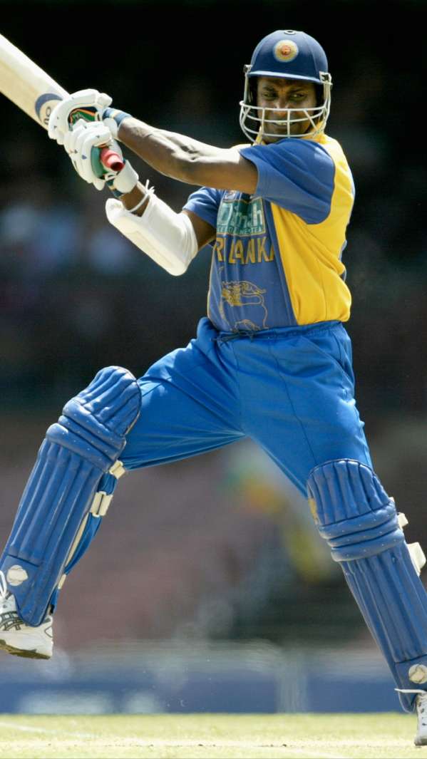 Sri Lanka's Sanath Jayasuriya has been dismissed for a duck 34 times in international cricket.