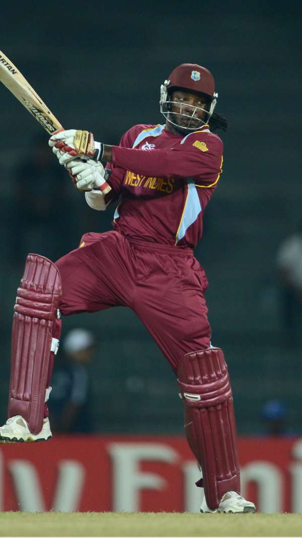 Chris Gayle of the West Indies has been dismissed for a duck 25 times in international cricket.