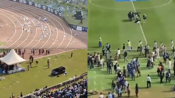 मेसी के ग्राउंड से जल्दी जाने के बाद फैंस हुए आगबबूला, गुस्से में फेंकी पानी की बोतलें और कुर्सियां