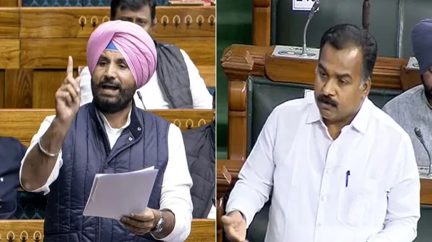 लोकसभा स्पीकर पर कागज फेंकने वाले 8 सांसदों के खिलाफ एक्शन, पूरे सत्र के लिए सस्पेंड