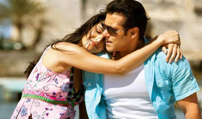 Katrina Kaif with Salman Khan 