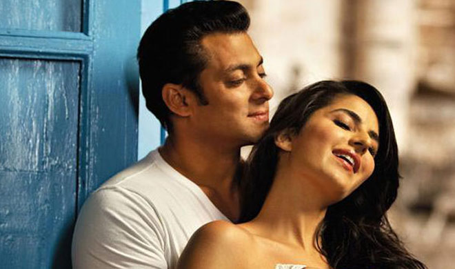 Katrina Kaif with Salman Khan