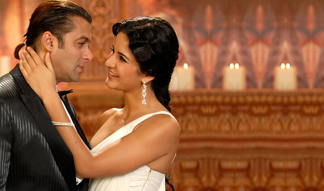 Katrina Kaif with Salman Khan 