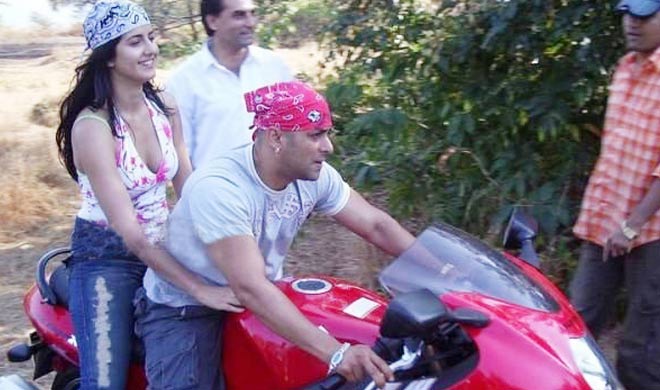 Katrina Kaif with Salman Khan