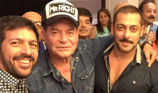 Salman Khan with Salim Khan