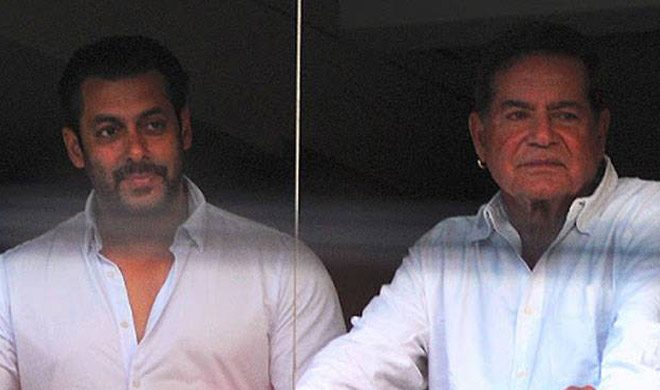 Salman Khan with Salim Khan