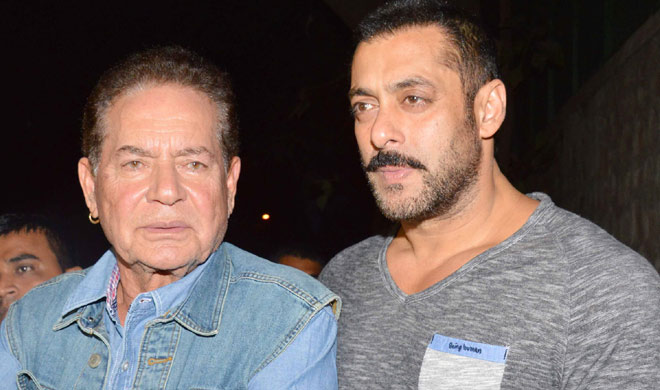 Salman Khan with Salim Khan