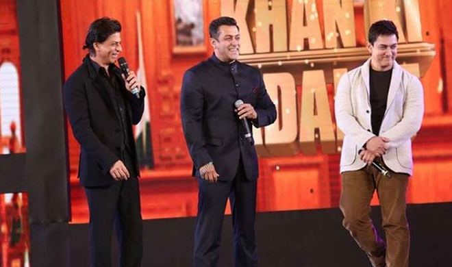 Salman Khan with Shah Rukh Khan