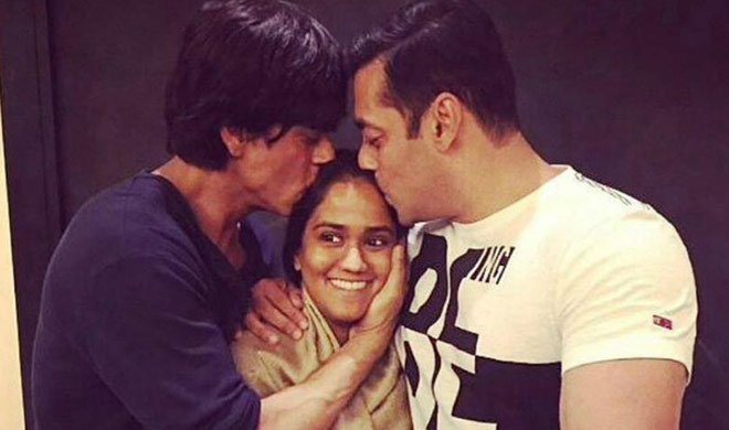 Salman Khan with Shah Rukh Khan