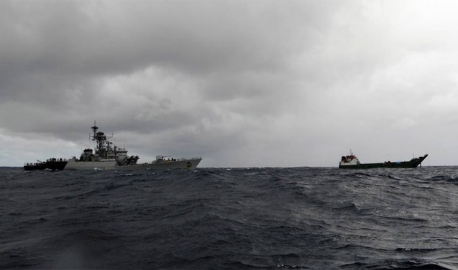 Indian Navy Rescues Maldivian Ship | Indian Navy Photo