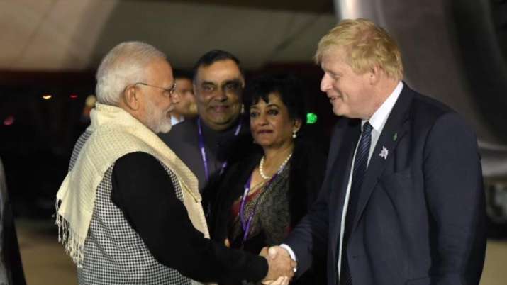 PM Modi reaches London, to do 'Bharat ki Baat' PM Modi reaches London, to do 'Bharat ki Baat'- India TV Hindi