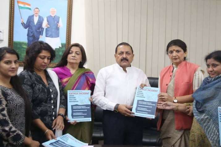 Kathua Rap-Murder Case: Delegation meets Union Minister Jitender Singh, demand CBI probe Kathua Rap-Murder Case: Delegation meets Union Minister Jitender Singh, demand CBI probe- India TV