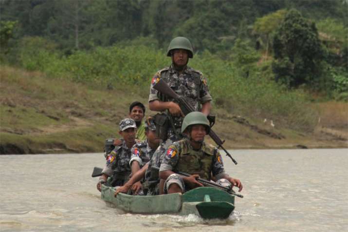 Myanmar orders Rohingya Muslims to leave tense border zone | AP Myanmar orders Rohingya Muslims to leave tense border zone | AP- India TV