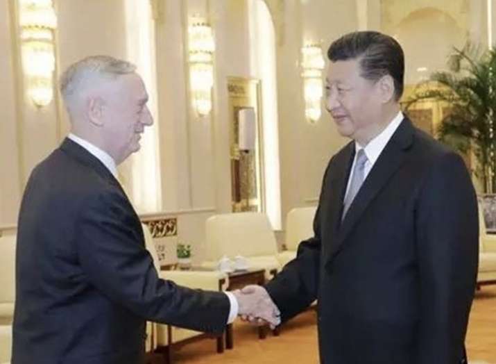 US Defense Secretary meets with Chinese President Xi in... US Defense Secretary meets with Chinese President Xi in...- India TV