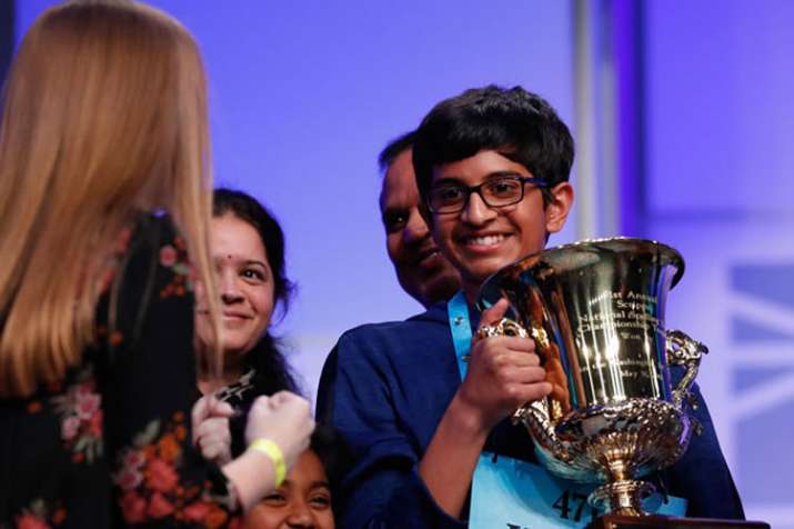 United States: Texas teen Karthik Nemmani wins National Spelling Bee | PTI United States: Texas teen Karthik Nemmani wins National Spelling Bee | PTI- India TV