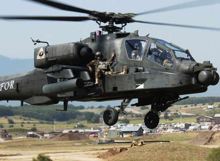 US to sell 6 AH-64 Apache helicopters to india US to sell 6 AH-64 Apache helicopters to india- India TV Hindi