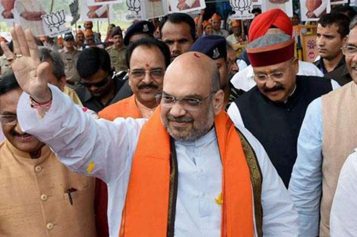 आज वाराणसी पहुंचेंगे अमित शाह, यूपी में करेंगे 'मिशन-2019' की शुरुआत आज वाराणसी पहुंचेंगे अमित शाह, यूपी में करेंगे 'मिशन-2019' की शुरुआत- India TV Hindi
