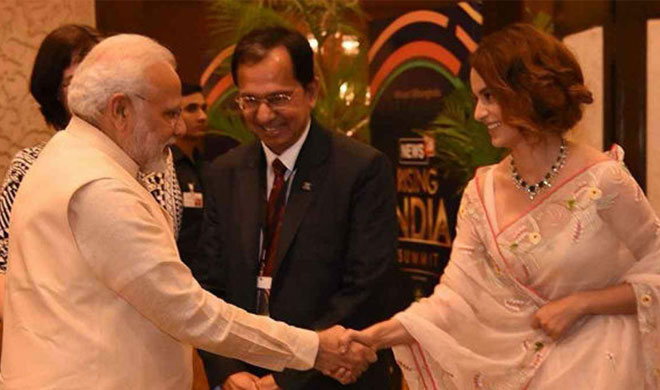 Narendra modi-Kangana Ranaut Narendra modi-Kangana Ranaut- India TV