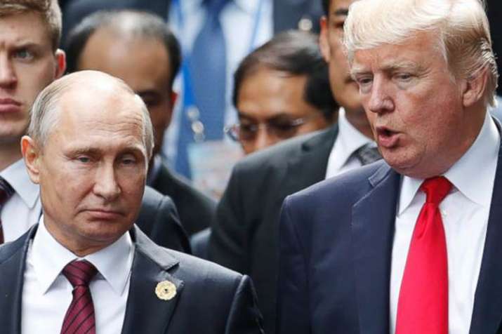 Donald Trump arrives at Helsinki for the first... Donald Trump arrives at Helsinki for the first...- India TV