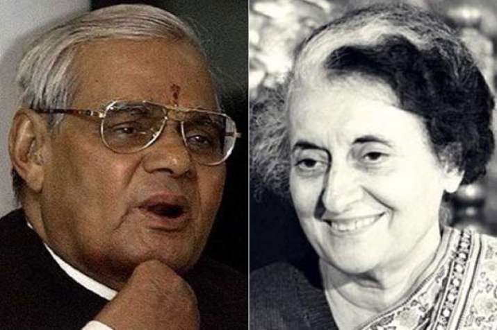 Atal Bihari Vajpayee and Indira Gandhi | PTI Atal Bihari Vajpayee and Indira Gandhi | PTI- India TV