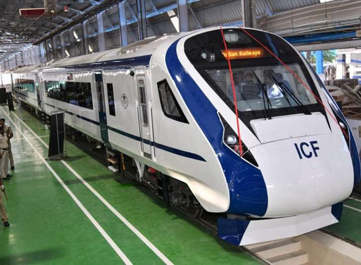 Train 18: Country's first engine-less train rolled out; Train 20 next Train 18: Country's first engine-less train rolled out; Train 20 next- India TV