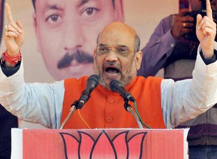 अमित शाह के चुनावी निशाने पर रहे "श्रीमान बंटाधार", "राजा-महाराजा" और "उद्योगपति" अमित शाह के चुनावी निशाने पर रहे "श्रीमान बंटाधार", "राजा-महाराजा" और "उद्योगपति"- India TV Hindi