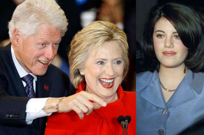 Hillary Clinton says Bill Clinton's affair with Monica Lewinsky not an abuse of power | AP Hillary Clinton says Bill Clinton's affair with Monica Lewinsky not an abuse of power | AP- India TV Hindi