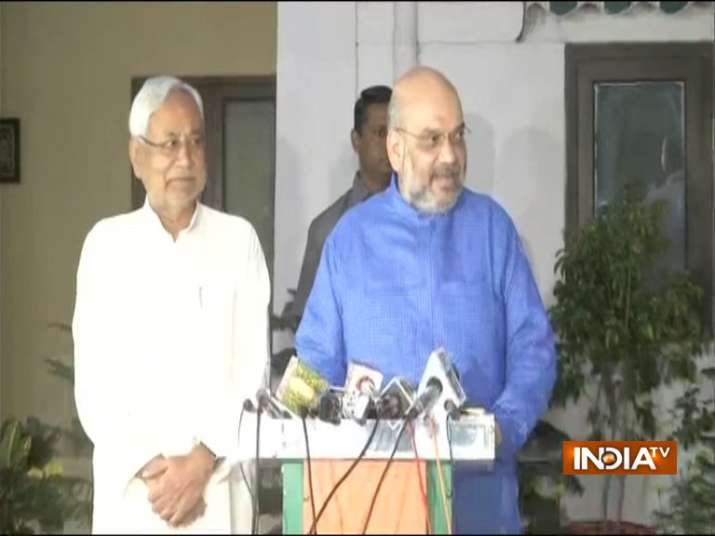 Seat sharing finalized between BJP and JDU in Bihar for 2019 General Elections Seat sharing finalized between BJP and JDU in Bihar for 2019 General Elections- India TV Hindi
