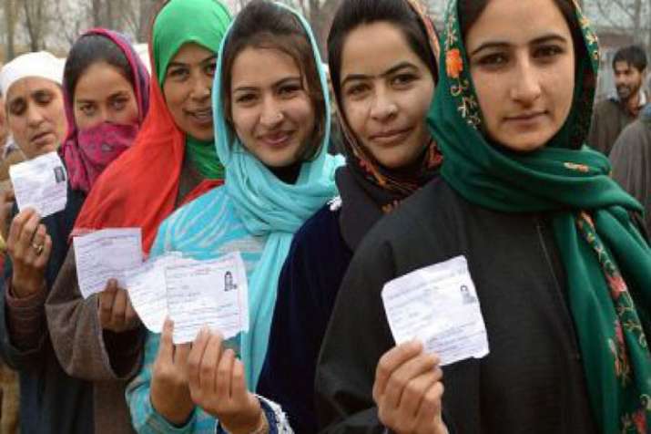 Fourth phase Of Jammu and Kashmir panchayat polls Fourth phase Of Jammu and Kashmir panchayat polls- India TV