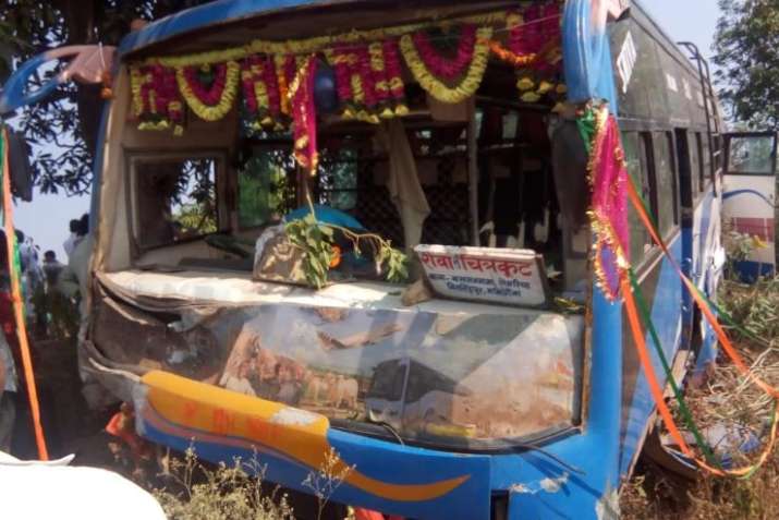 School van accident in Satna Madhya School van accident in Satna Madhya- India TV Hindi