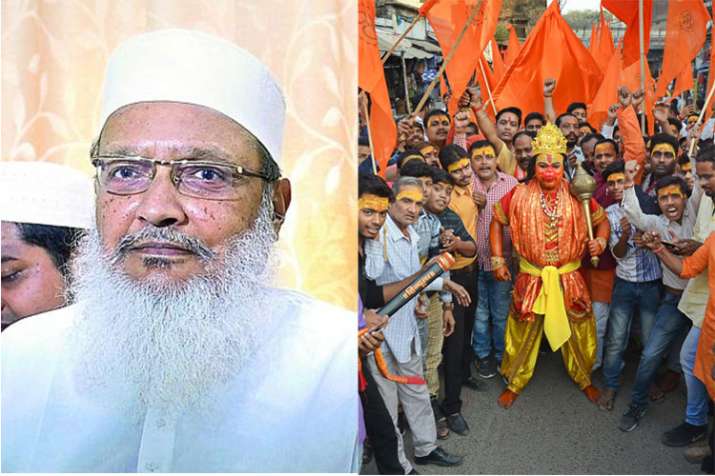AIMPLB general secretary Maulana Wali Rahmani and Vishwa Hindu Parishad activist in Mirzapur | PTI AIMPLB general secretary Maulana Wali Rahmani and Vishwa Hindu Parishad activist in Mirzapur | PTI- India TV
