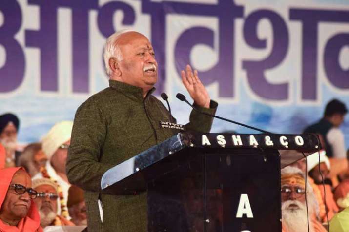 RSS Chief Mohan Bhagwat RSS Chief Mohan Bhagwat- India TV