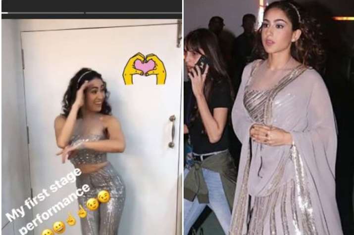 Sara Ali Khan debut stage performance in Umang 2019 Sara Ali Khan debut stage performance in Umang 2019- India TV Hindi