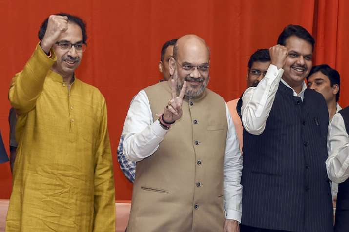 BJP-Shiv Sena alliance BJP-Shiv Sena alliance - India TV