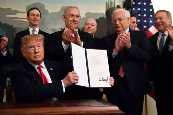 US President Donald Trump and Israeli Prime Minister Benjamin Netanyahu US President Donald Trump and Israeli Prime Minister Benjamin Netanyahu- India TV Hindi