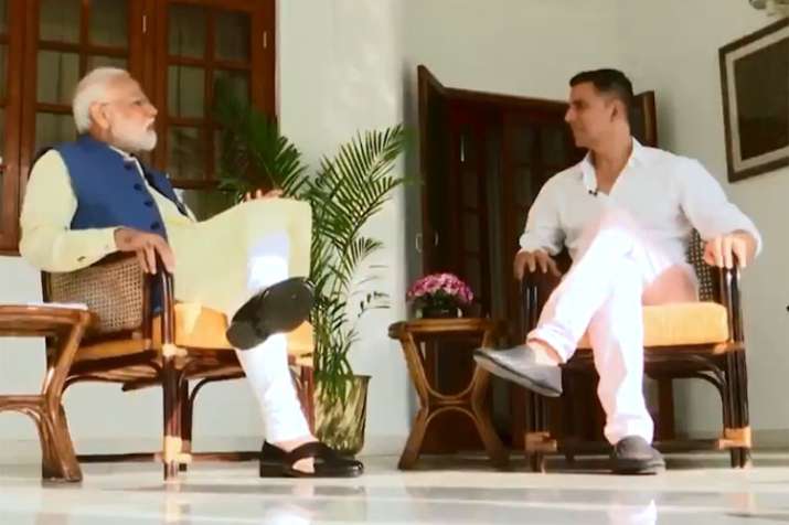 Akshay Kumar interview with PM Narendra Modi Akshay Kumar interview with PM Narendra Modi- India TV Hindi