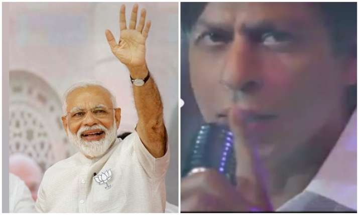 PM Narendra modi and shahrukh khan PM Narendra modi and shahrukh khan- India TV Hindi