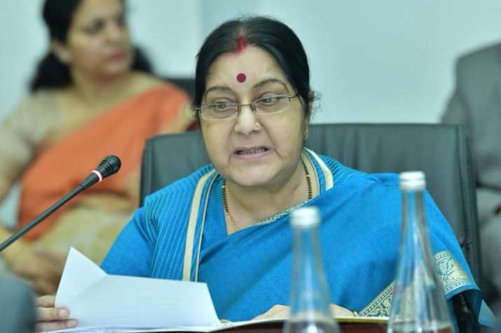 If terrorism is not a poll issue, then Rahul Gandhi should give up SPG security, says Sushma Swaraj If terrorism is not a poll issue, then Rahul Gandhi should give up SPG security, says Sushma Swaraj - India TV