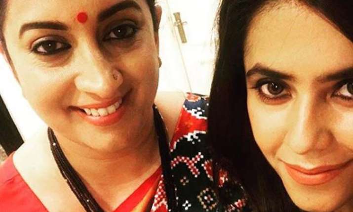 Ekta Kapoor's instagram post on Smriti Irani win Ekta Kapoor's instagram post on Smriti Irani win- India TV