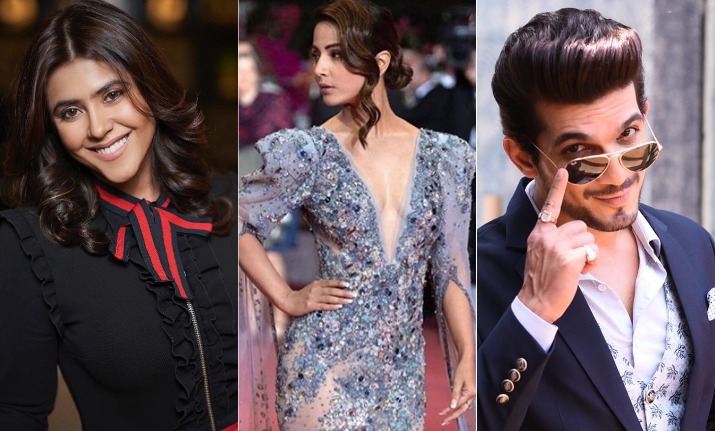 Ekta kapoor, hina khan and arjun bijlani Ekta kapoor, hina khan and arjun bijlani- India TV Hindi